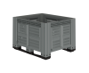 Большой контейнер 1200x1000x780 мм iBOX c перфорированными стенками и дном, на полозьях